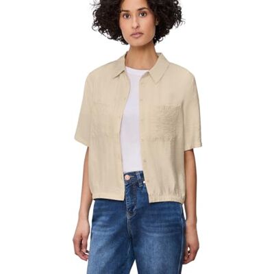 Street One Kurzarm Bluse mit Elastiksaum Street One Kurzarm Bluse mit Elastiksaum