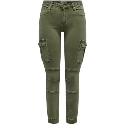 ONLY Damen ONLMISSOURI REG ANK Cargo PNT NOOS Hose 15170889,Kalamata,34W / 34L ONLY Damen ONLMISSOURI REG ANK Cargo PNT NOOS Hose 15170889,Kalamata,34W / 34L