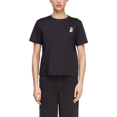 Comma T-Shirt mit Schmucksteinen Comma T-Shirt mit Schmucksteinen