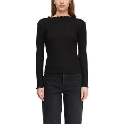 Comma Langarmshirt aus Ajoursjersey Comma Langarmshirt aus Ajoursjersey
