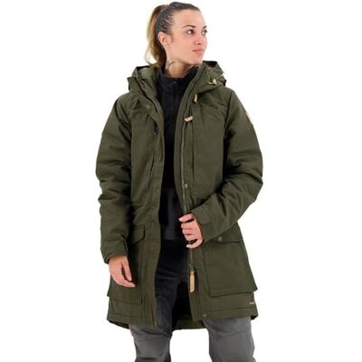 Fjällräven Damen Singi Wool Padded Parka, Deep Forest, XL Fjällräven Damen Singi Wool Padded Parka, Deep Forest, XL