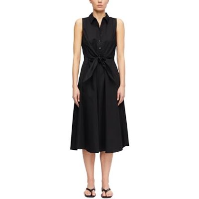 Comma Popelinekleid mit Schleifendetail Comma Popelinekleid mit Schleifendetail