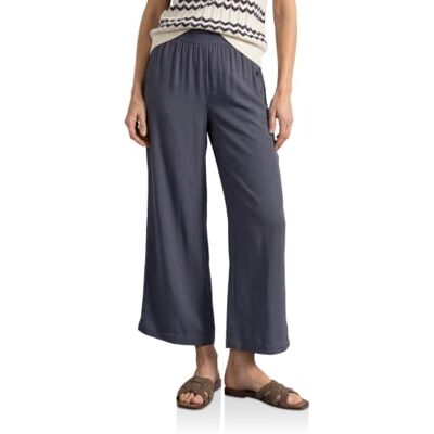 Street One High Waist Wide Leg Hose im Loose Fit Ashen Blue 38 Street One High Waist Wide Leg Hose im Loose Fit Ashen Blue 38