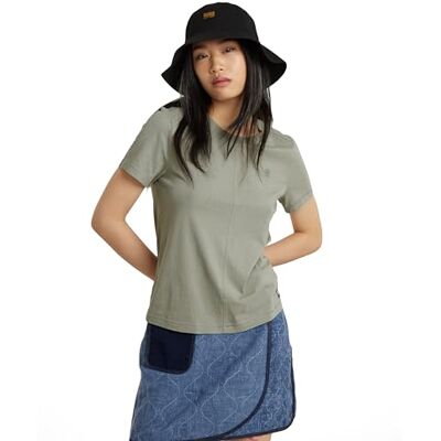 G-STAR RAW Damen Front Seam Top, Grau (Wrought Iron D24499-4107-G284), XS G-STAR RAW Damen Front Seam Top, Grau (Wrought Iron D24499-4107-G284), XS