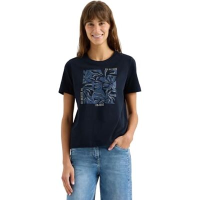 Cecil T-Shirt mit Rundhals und Frontprint Cecil T-Shirt mit Rundhals und Frontprint