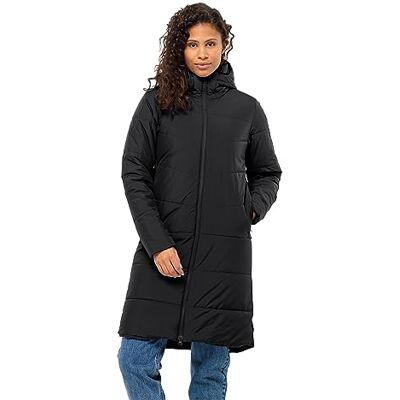 Jack Wolfskin Damen Deutzer W Coat, Schwarz, XL EU Jack Wolfskin Damen Deutzer W Coat, Schwarz, XL EU