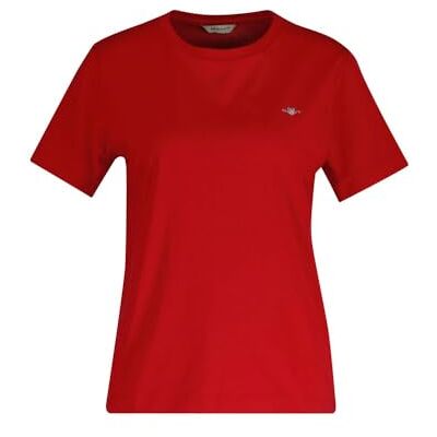 GANT Damen Reg Shield Ss T-Shirt T-Shirt, Dusty Pink, S GANT Damen Reg Shield Ss T-Shirt T-Shirt, Dusty Pink, S