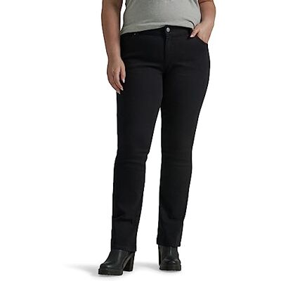Lee Damen Legendary Mid Rise Bootcut Jeans, Schwarz, 34 Kurz Lee Damen Legendary Mid Rise Bootcut Jeans, Schwarz, 34 Kurz