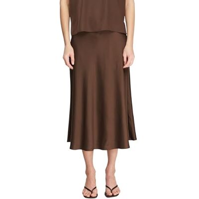 Comma Damen Skirt 2179792 8943 Dunkelbraun 34 Comma Damen Skirt 2179792 8943 Dunkelbraun 34