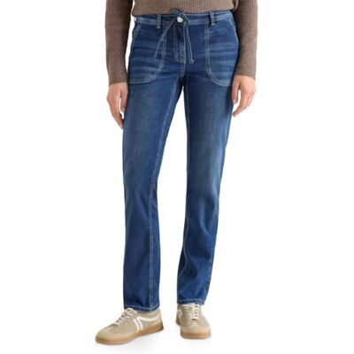 Cecil Straight Leg Jeans mid Blue wash 29 Cecil Straight Leg Jeans mid Blue wash 29