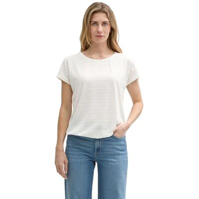TOM TAILOR Damen Loose Fit Ajour T-Shirt TOM TAILOR Damen Loose Fit Ajour T-Shirt