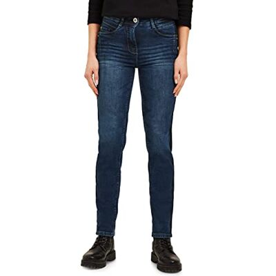 Cecil Damen B378099 Jeans Slim Fit, mid Blue wash, 33W x 30L Cecil Damen B378099 Jeans Slim Fit, mid Blue wash, 33W x 30L