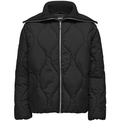 ONLY Damen ONLVANORA Quilted Jacket OTW Jacke, Schwarz, L ONLY Damen ONLVANORA Quilted Jacket OTW Jacke, Schwarz, L