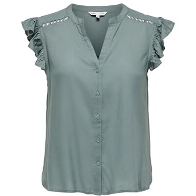 ONLY Onlrosella Life Capsleeve Shirt WVN Noos ONLY Onlrosella Life Capsleeve Shirt WVN Noos