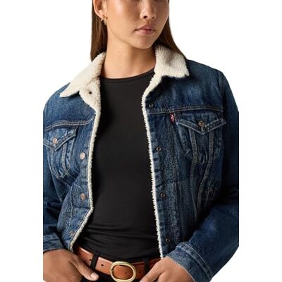 Levi's Damen Original Sherpa Trucker That New New S Levi's Damen Original Sherpa Trucker That New New S