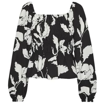 VERO MODA VMMACHA L/S Short Smock TOP WVN GA VERO MODA VMMACHA L/S Short Smock TOP WVN GA