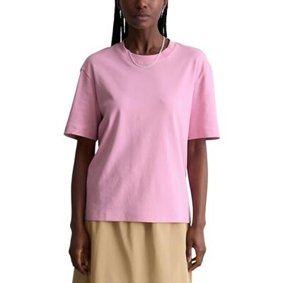 Marc O' Polo Marc OߴPolo Denim Damen T-Shirt mit Rundhalsausschnitt Regular Fit, Rosa (Pale Bubblegum), M Marc O' Polo Marc OߴPolo Denim Damen T-Shirt mit Rundhalsausschnitt Regular Fit, Rosa (Pale Bubblegum), M