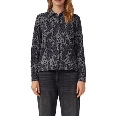 s.Oliver Jerseybluse mit Leo-Muster s.Oliver Jerseybluse mit Leo-Muster