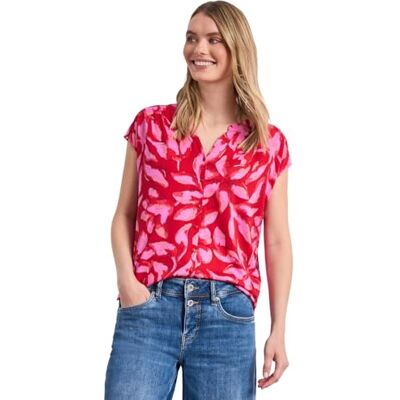 Street One Shirt mit Knopfleiste und Print Street One Shirt mit Knopfleiste und Print