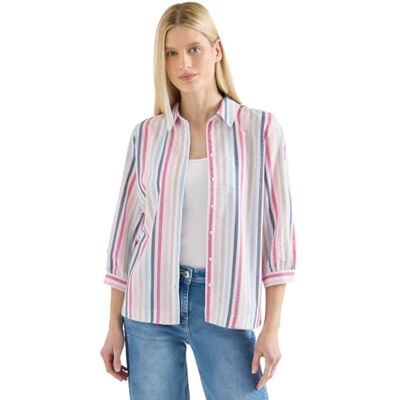 Cecil 3/4-Arm Bluse in Seersucker Qualität Cecil 3/4-Arm Bluse in Seersucker Qualität