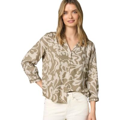 Street One 3/4-Arm Bluse mit Tapedetails Street One 3/4-Arm Bluse mit Tapedetails