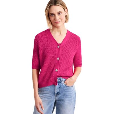 Street One Kurzarm Cardigan mit V-Neck und Struktur Street One Kurzarm Cardigan mit V-Neck und Struktur