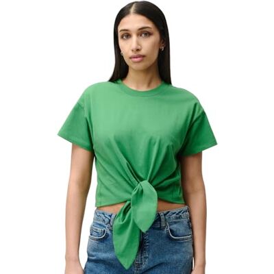 LeGer by Lena Gercke LeGer Tessy T-Shirt Kurzarm Tshirt Damen mit Knotendetail lockere Passform Oberteil aus Baumwolle Mode für Damen by Lena Gercke Gr. 34-79 LeGer by Lena Gercke LeGer Tessy T-Shirt Kurzarm Tshirt Damen mit Knotendetail lockere Passform Oberteil aus Baumwolle Mode für Damen by Lena Gercke Gr. 34-79