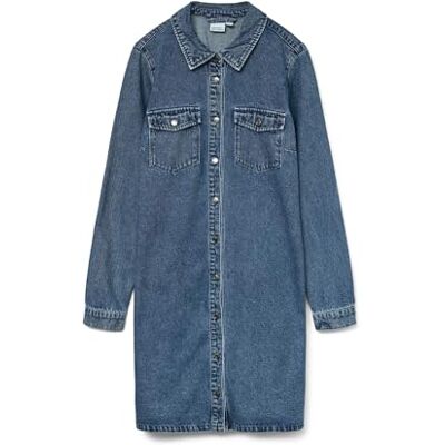 VERO MODA VMJENNIE LS Short Denim Dress Mix NOOS VERO MODA VMJENNIE LS Short Denim Dress Mix NOOS