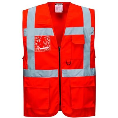 Portwest BERLIN EXEKUTIV WESTE, Größe: M, Farbe: Rot, S476RERM Portwest BERLIN EXEKUTIV WESTE, Größe: M, Farbe: Rot, S476RERM
