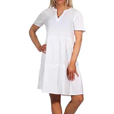 ONLY ONLTHYRA Life SS V-Neck Dress WVN CS ONLY ONLTHYRA Life SS V-Neck Dress WVN CS