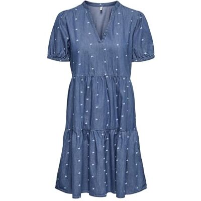 ONLY Onlnova Azure S/S Thea Dress WVN ONLY Onlnova Azure S/S Thea Dress WVN