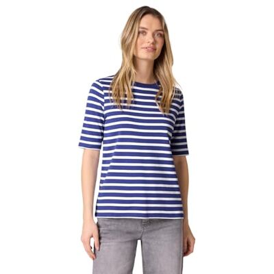 Street One Kurzarm T-Shirt mit Streifenmuster Street One Kurzarm T-Shirt mit Streifenmuster