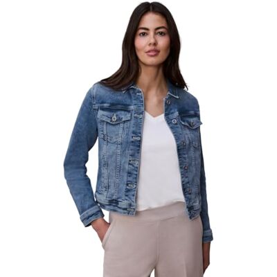 Street One Jeansjacke mit Brusttaschen und Knöpfen Street One Jeansjacke mit Brusttaschen und Knöpfen