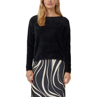 s.Oliver Flauschiger Pullover mit U-Boot-Ausschnitt s.Oliver Flauschiger Pullover mit U-Boot-Ausschnitt