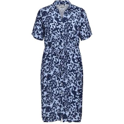 ONLY Carmakoma Damen Caryasmin S/S Shirt Dress WVN Noos, Serenity, 48 EU ONLY Carmakoma Damen Caryasmin S/S Shirt Dress WVN Noos, Serenity, 48 EU