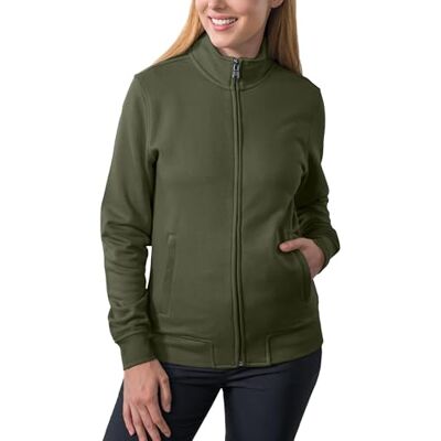 HRM Damen 1002 Kapuzenpullover, Olive, L EU HRM Damen 1002 Kapuzenpullover, Olive, L EU
