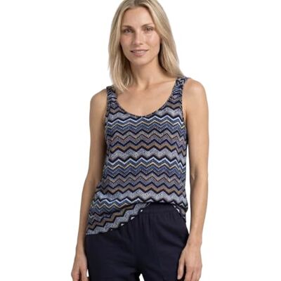 Street One Top mit V-Neck und Knotendetail Frozen Wave 46 Street One Top mit V-Neck und Knotendetail Frozen Wave 46