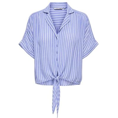 ONLY Onlpaula Life S/S Tie Shirt WVN Noos ONLY Onlpaula Life S/S Tie Shirt WVN Noos