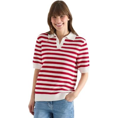 Cecil Kurzarm Poloshirt in Crochet-Qualität Cecil Kurzarm Poloshirt in Crochet-Qualität