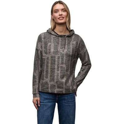 Street One Damen Gemusterter Hoodie Shirt Street One Damen Gemusterter Hoodie Shirt