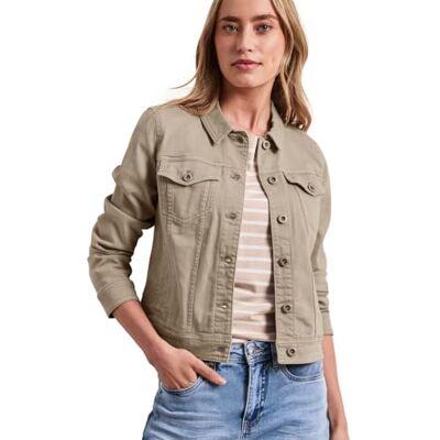 Street One Jacke im Colored-Denim-Look mit Taschen Street One Jacke im Colored-Denim-Look mit Taschen
