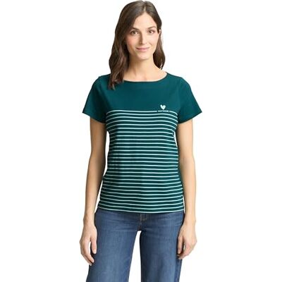 TOM TAILOR T-Shirt mit Streifenmuster TOM TAILOR T-Shirt mit Streifenmuster