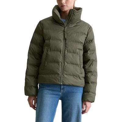 Marc O' Polo Marc OߴPolo Denim Damen Daunenjacke mit Stehkragen wasserabweisend, Grün (Pineneedle), L Marc O' Polo Marc OߴPolo Denim Damen Daunenjacke mit Stehkragen wasserabweisend, Grün (Pineneedle), L