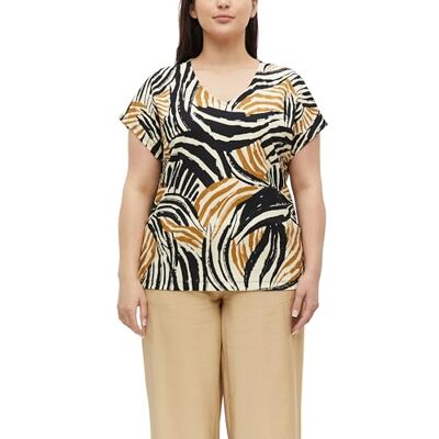 s.Oliver Strukturiertes V-Neck-T-Shirt im Relaxed Fit s.Oliver Strukturiertes V-Neck-T-Shirt im Relaxed Fit
