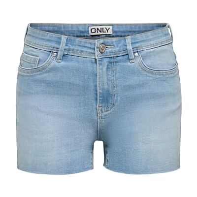 ONLY Onlwauw Mid Rw Mini Shorts DNM ONLY Onlwauw Mid Rw Mini Shorts DNM