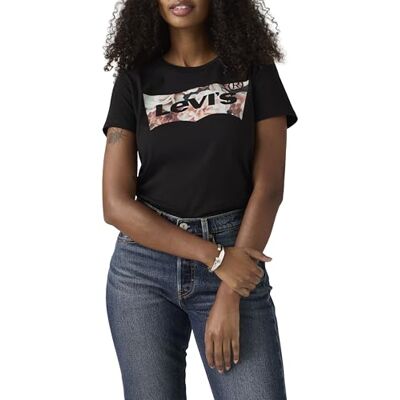 Levi's Women's The Perfect Tee Graphic Tee, Color Hsmk Photo Fill Mete, Size XL Levi's Women's The Perfect Tee Graphic Tee, Color Hsmk Photo Fill Mete, Size XL