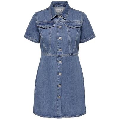 ONLY Onlmalia S/S DNM Dress AKM Noos ONLY Onlmalia S/S DNM Dress AKM Noos