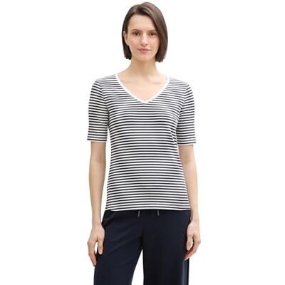 TOM TAILOR RIPP Langarmshirt mit Bio-Baumwolle, Celestial Blue, L TOM TAILOR RIPP Langarmshirt mit Bio-Baumwolle, Celestial Blue, L