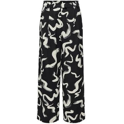 ONLY Damen Onlnova Life Vis Lesli Pant Hose, Black/AOP:587 Yoko, Small ONLY Damen Onlnova Life Vis Lesli Pant Hose, Black/AOP:587 Yoko, Small