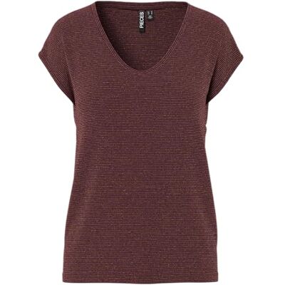 PIECES Female T-Shirt. PCBILLO Glitter PIECES Female T-Shirt. PCBILLO Glitter